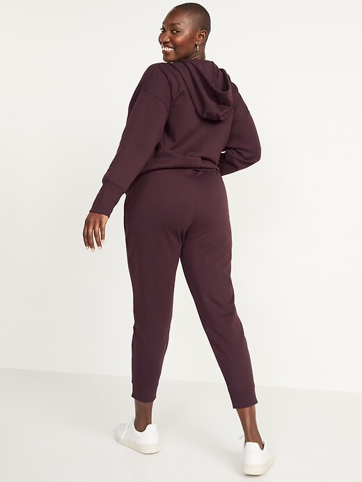 Image number 2 showing, High-Waisted Dynamic Fleece Jogger Sweatpants for Women