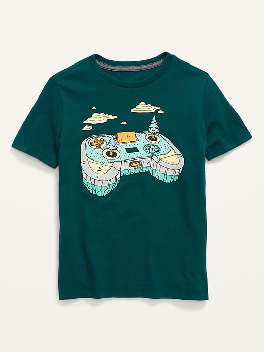 View large product image 1 of 1. Short-Sleeve Graphic Tee For Boys