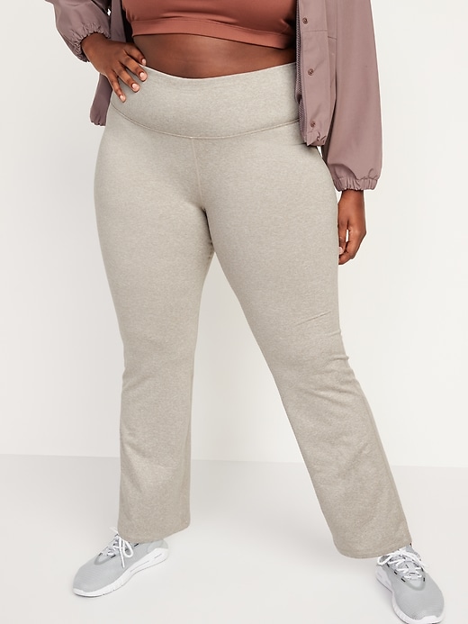 Image number 7 showing, High-Waisted CozeCore Flare Pants