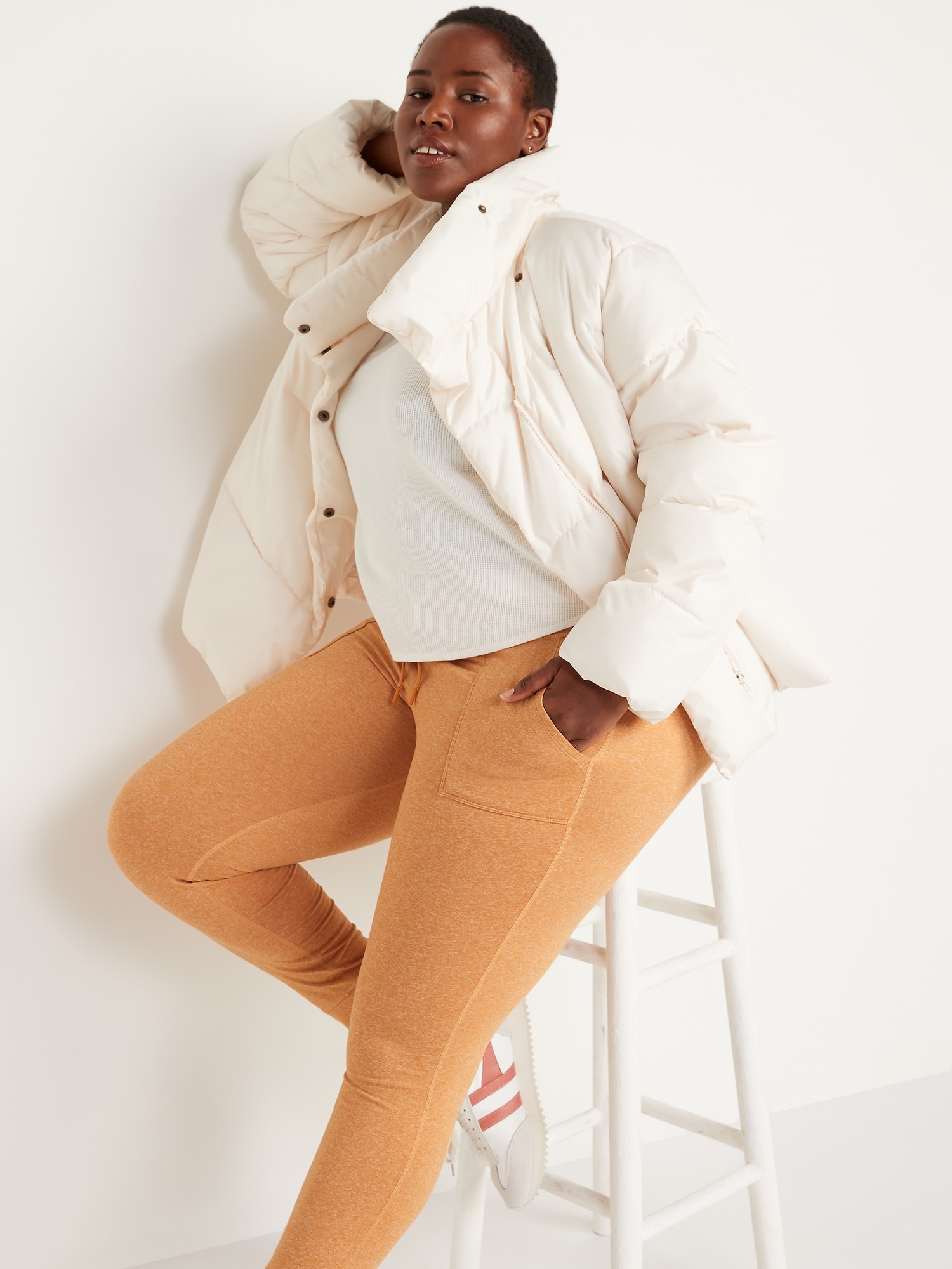 High-Waisted CozeCore Jogger Leggings 