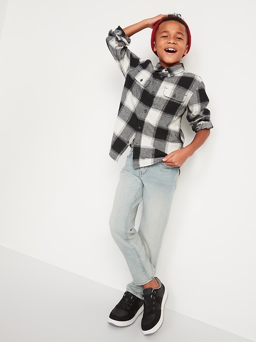 View large product image 2 of 3. Original Taper 360° Built-In Flex Jeans for Boys