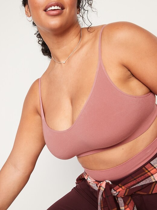 Seamless Lounge Bralette Top for Women 2X-4X