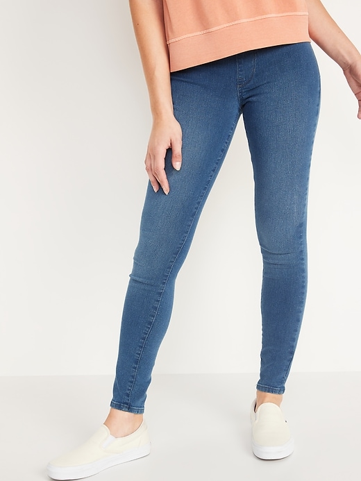 Image number 1 showing, Super Skinny Pull-On Jeggings for Women