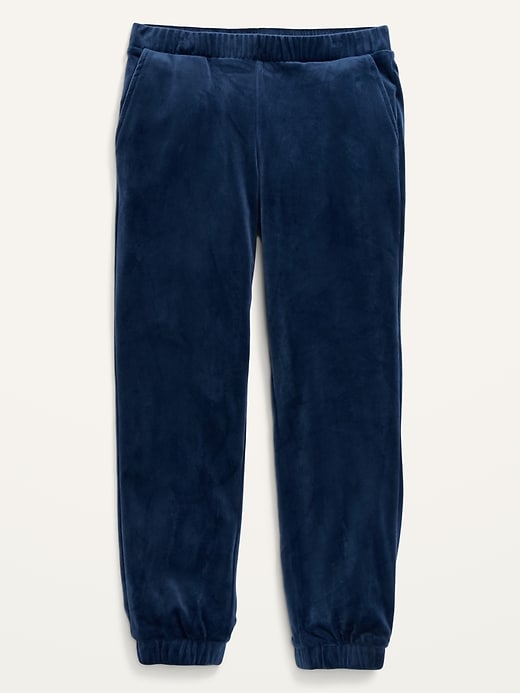 Cozy Velour Jogger Sweatpants for Girls