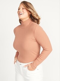 Rib-Knit Turtleneck Top for Women | Old Navy