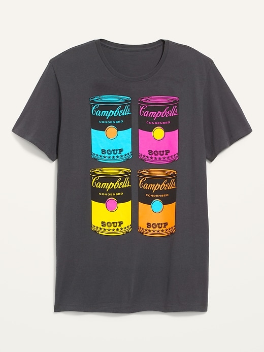 View large product image 2 of 2. Campbell's Soup&#169 Pop-Art Gender-Neutral Graphic T-Shirt for Adults