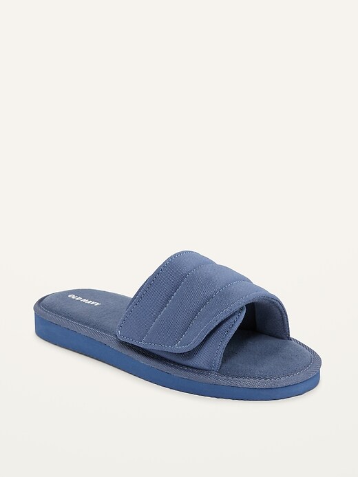 Old Navy Gender-Neutral Textured-Strap Slide Slippers for Kids. 1