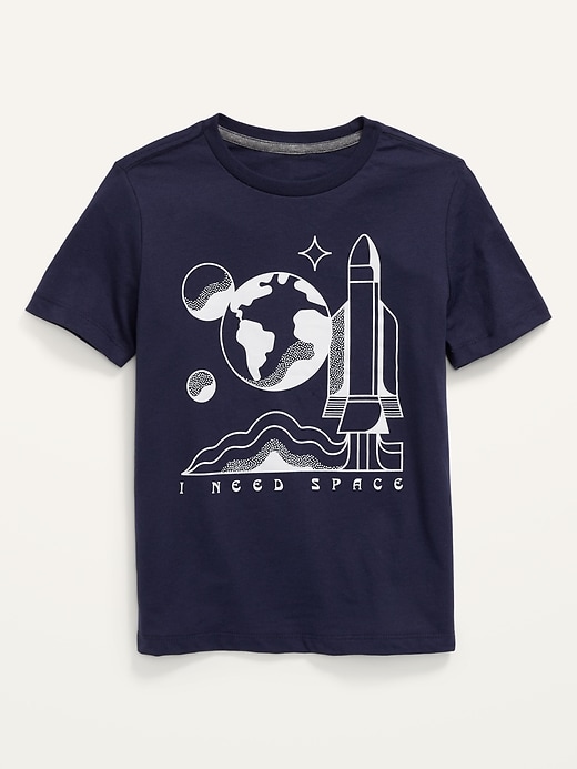 View large product image 1 of 1. Short Sleeve Graphic T-Shirt for Boys