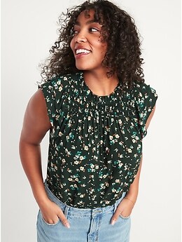 old navy floral top