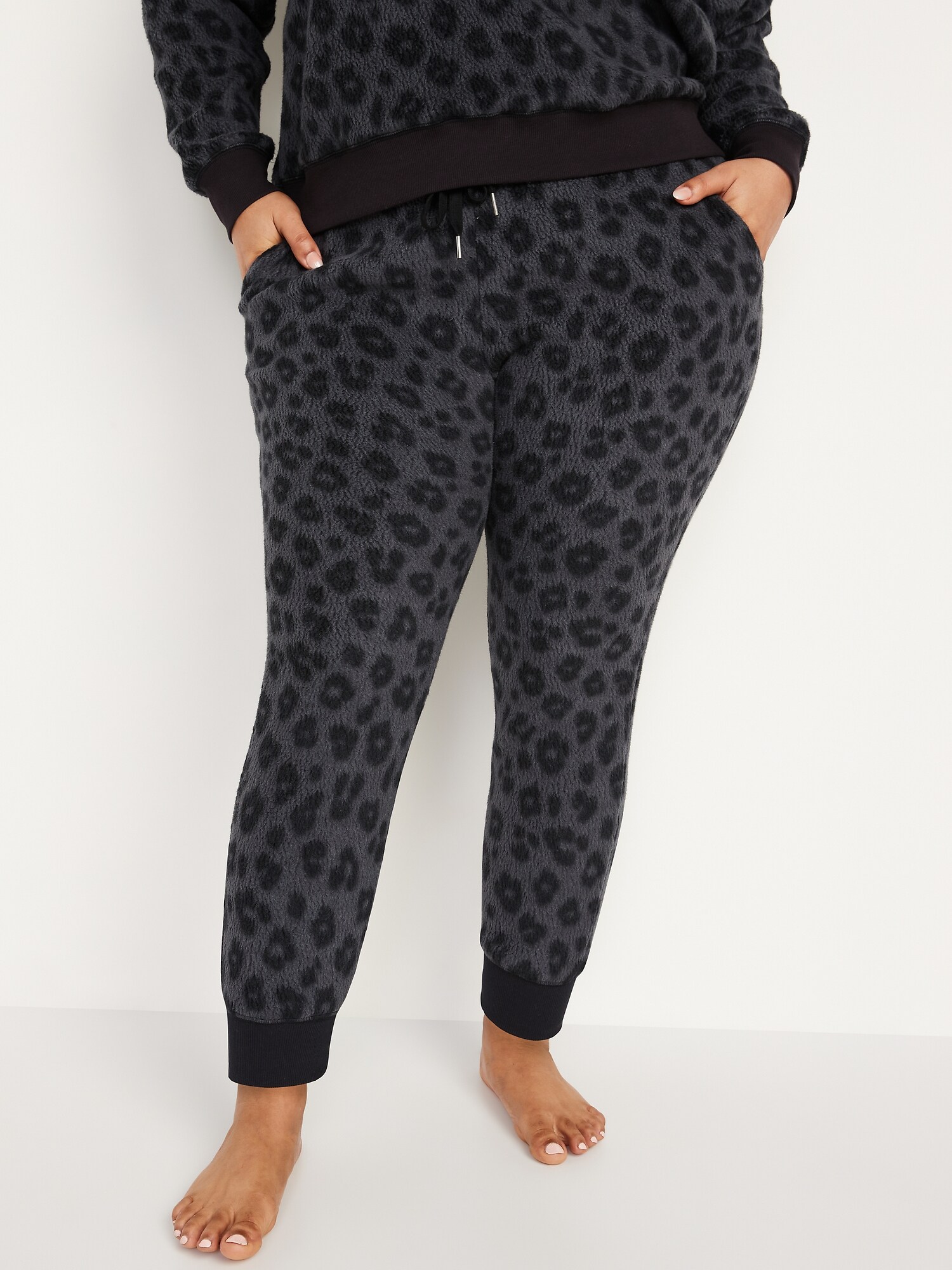 sherpa sweatpants women