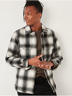 old navy green plaid jacket