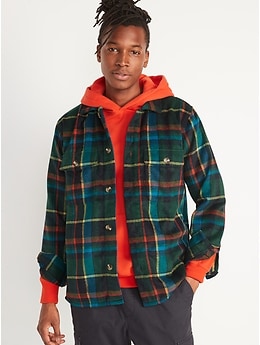 old navy flannel lined jacket