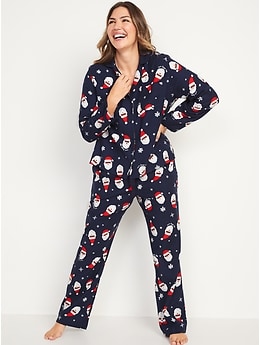 old navy blue plaid pajamas