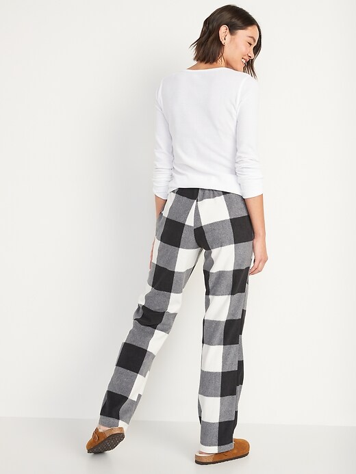 Image number 6 showing, Matching Printed Microfleece Pajama Pants for Women