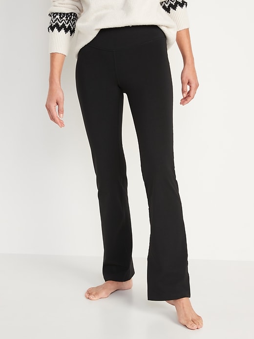 Image number 2 showing, Extra High-Waisted PowerChill Boot-Cut Yoga Pants 2-Pack