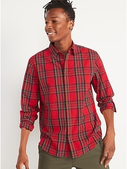 gap men's untucked shirts