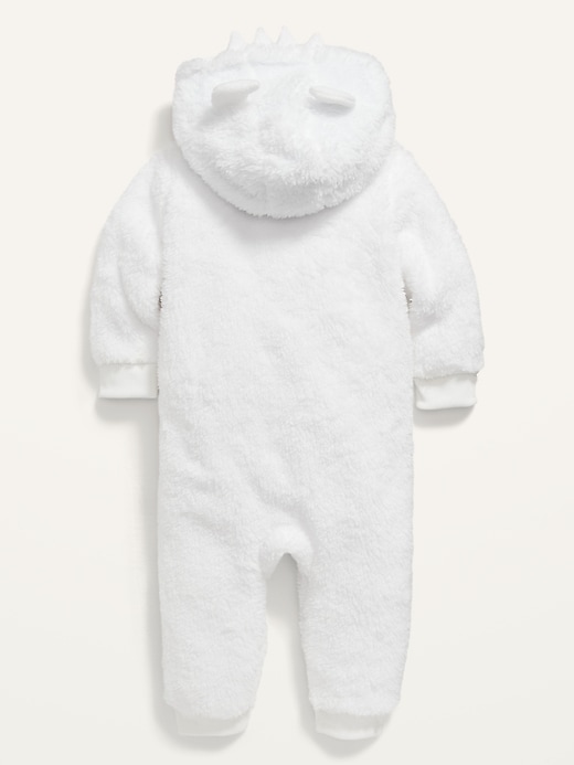 View large product image 2 of 3. Unisex Yeti-Critter Sherpa One-Piece for Baby