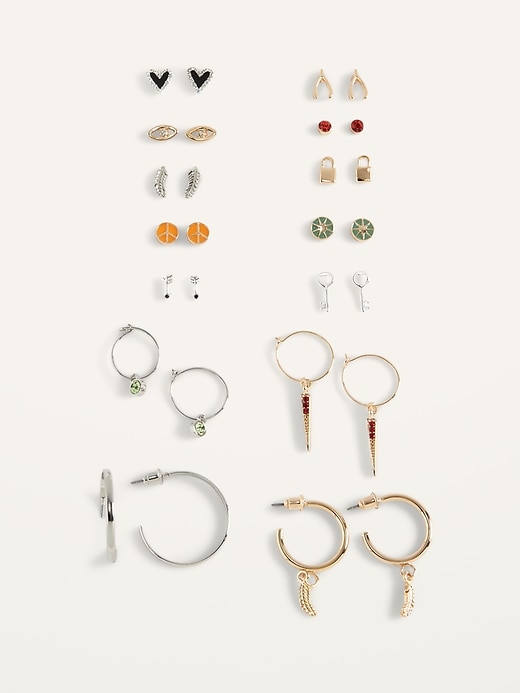 Earrings Variety 14-Pack for Women