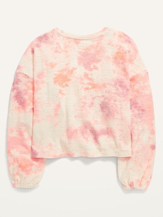 CozyKnit Cropped LongSleeve Top for Girls Old Navy