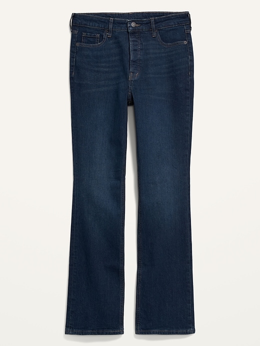 Extra High-Waisted Button-Fly Kicker Boot-Cut Jeans for Women | Old Navy