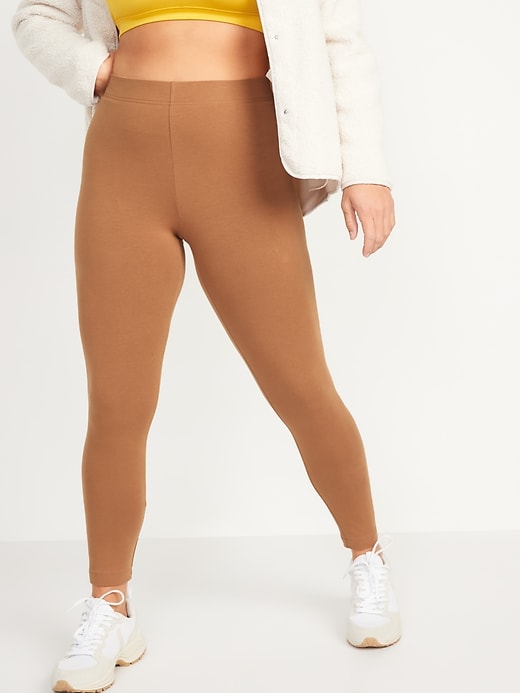 High Waisted Jersey Ankle Leggings For Women Old Navy 4931