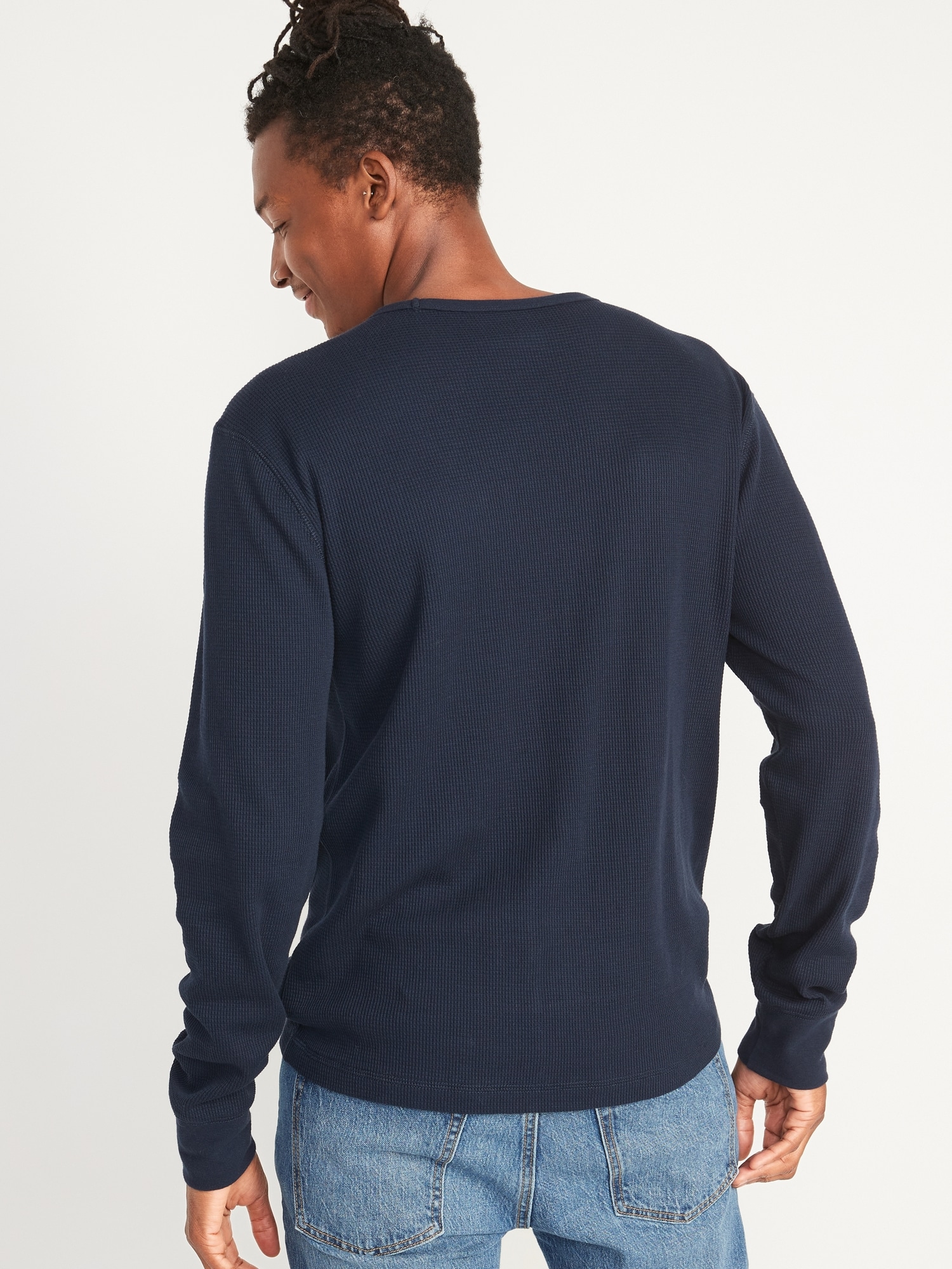 Graphic Thermal-Knit Long-Sleeve T-Shirt for Men | Old Navy