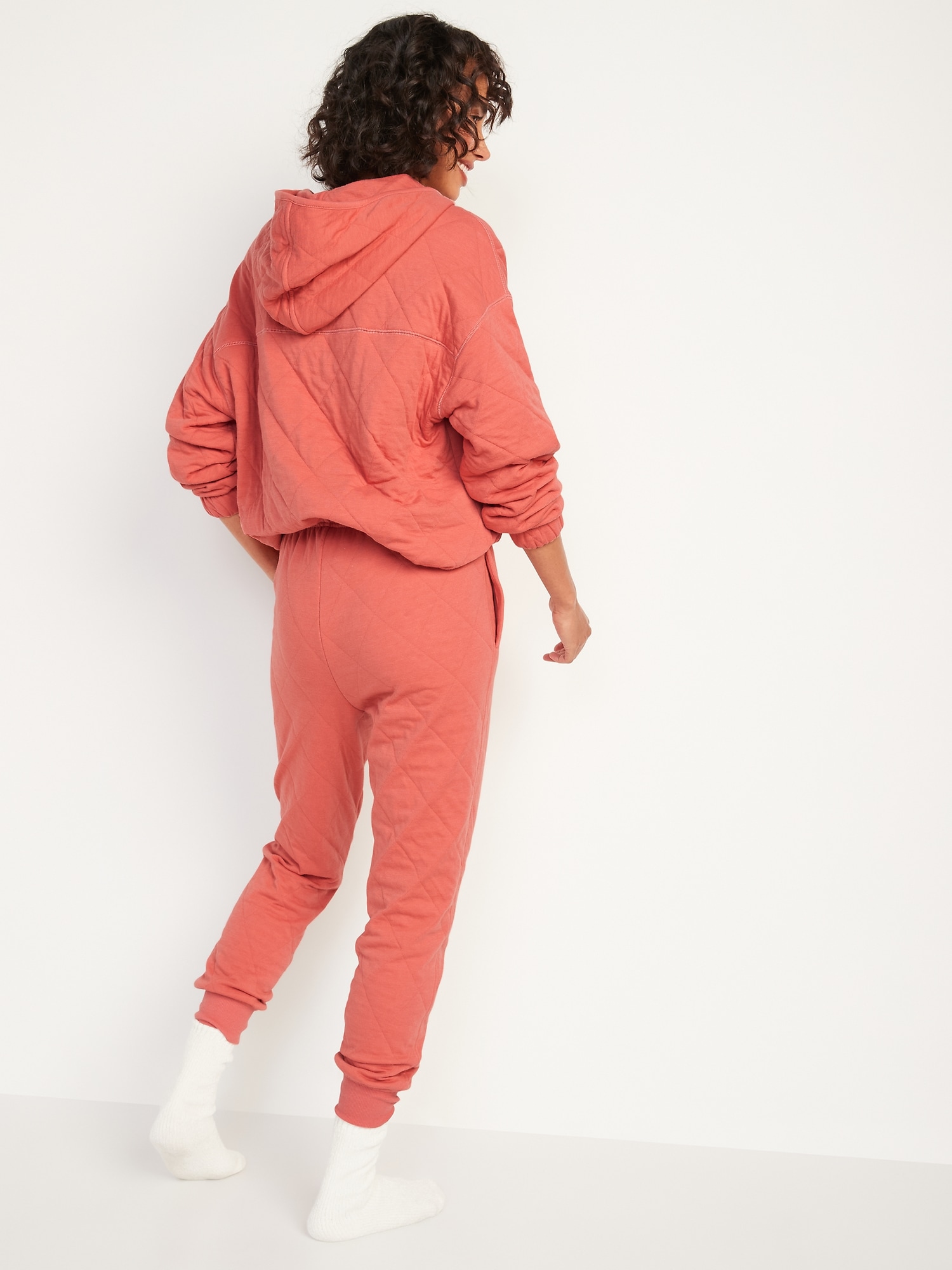 Extra HighWaisted Quilted Jogger Sweatpants for Women Old Navy