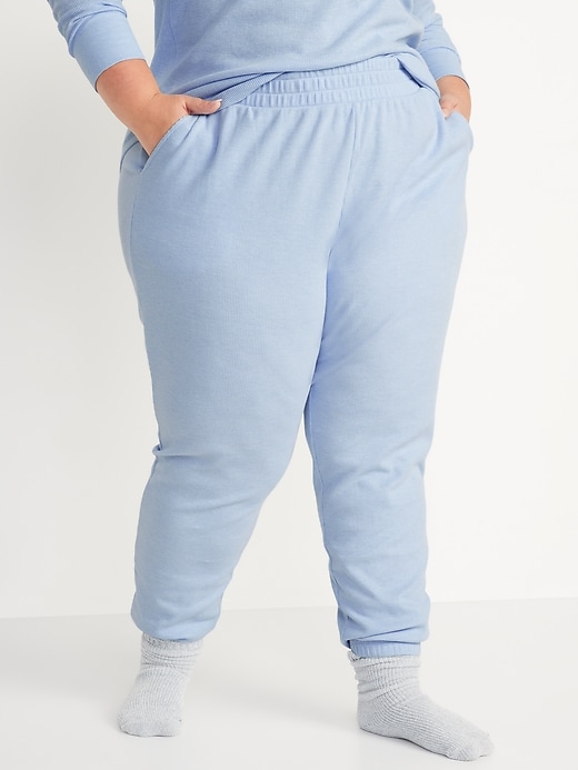 Image number 5 showing, High-Waisted Thermal Jogger Lounge Pants