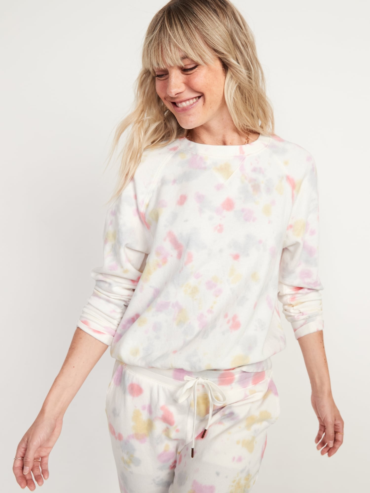 Vintage Specially Dyed CrewNeck Sweatshirt for Women Old Navy