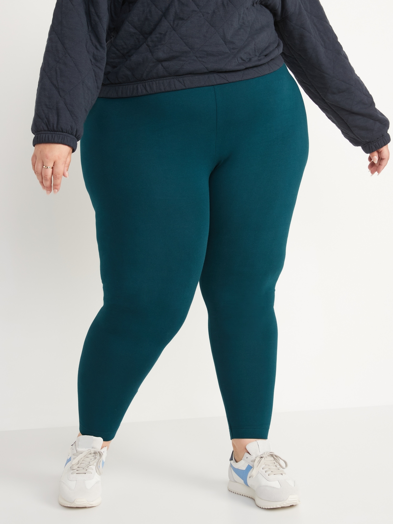 High Waisted Jersey Ankle Leggings For Women Old Navy 8815