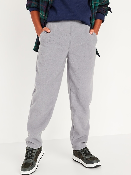 View large product image 1 of 3. Cozy Micro Fleece Tapered Sweatpants For Boys