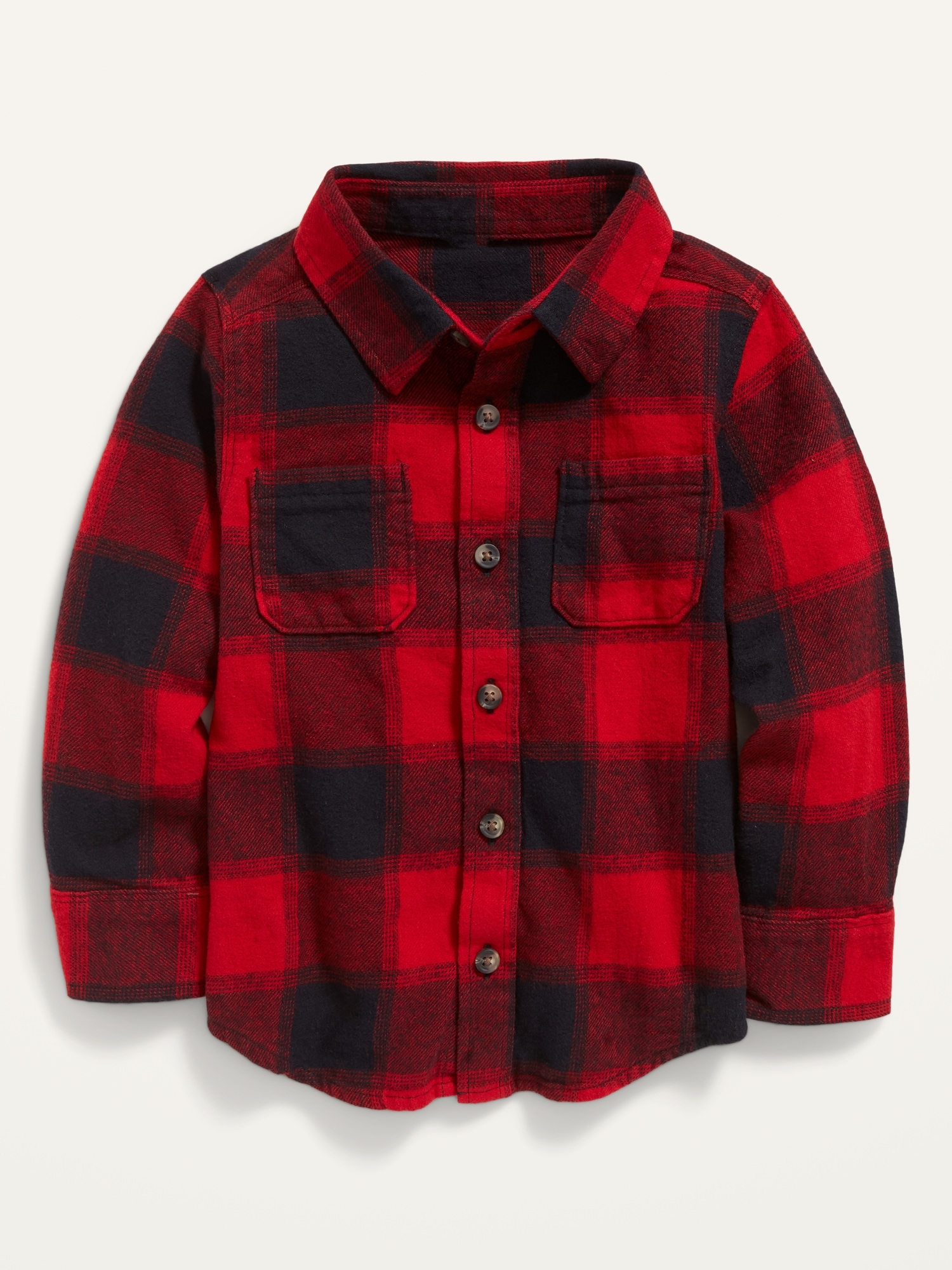 Plaid Flannel Long-Sleeve Shirt for Toddler Boys | Old Navy