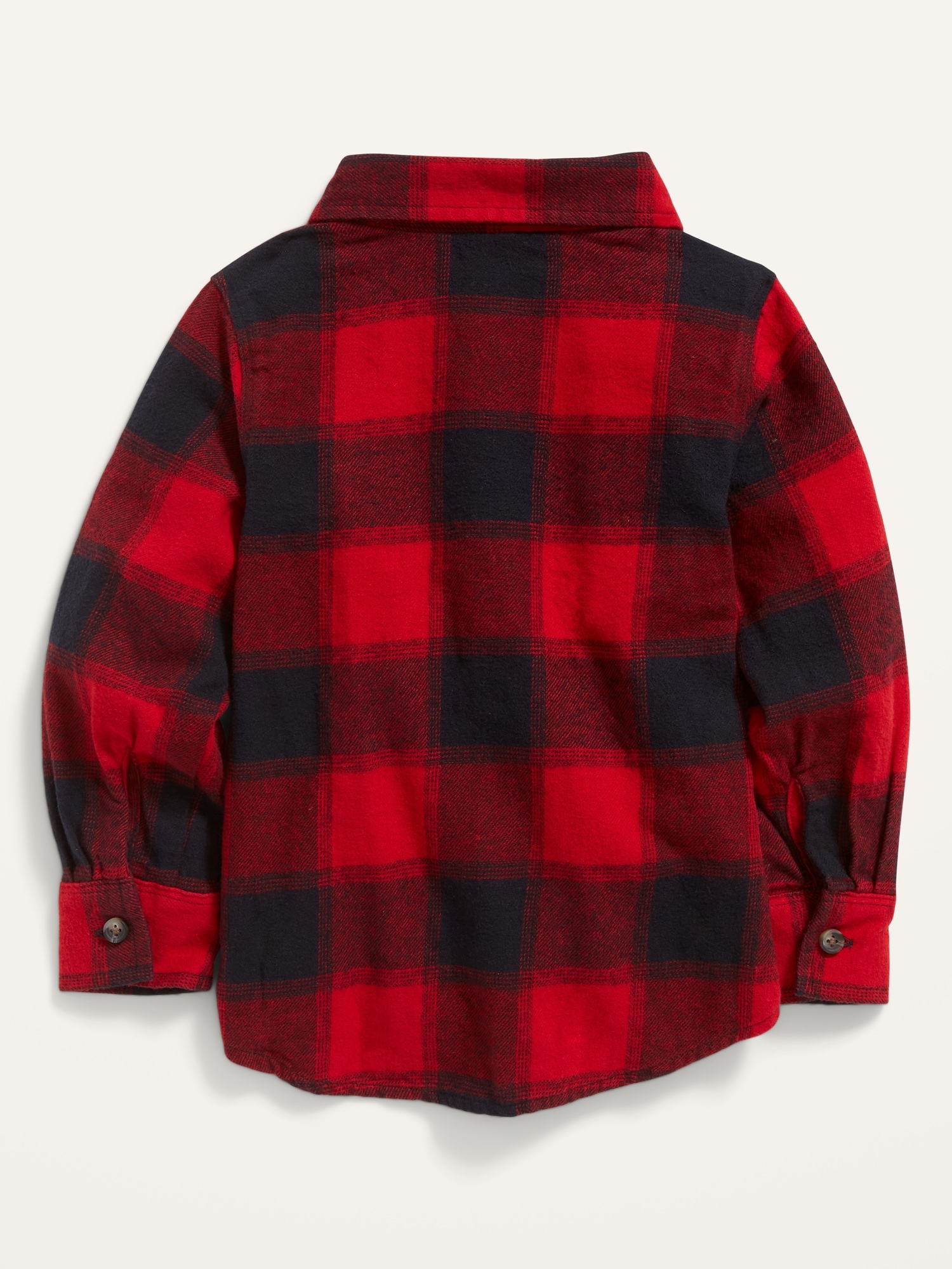 Plaid Flannel Long Sleeve Shirt For Toddler Boys Old Navy