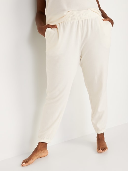 Image number 7 showing, High-Waisted Thermal Jogger Lounge Pants for Women