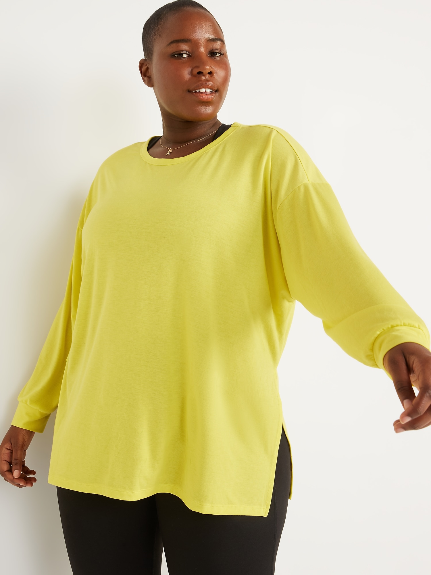 Long-Sleeve UltraLite All-Day Performance Tunic T-Shirt