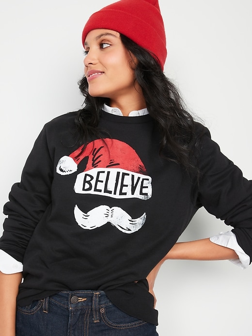 Image number 2 showing, Gender-Neutral Graphic Sweatshirt for Adults
