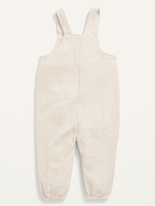 View large product image 2 of 2. Unisex Cozy French-Rib Overalls for Baby