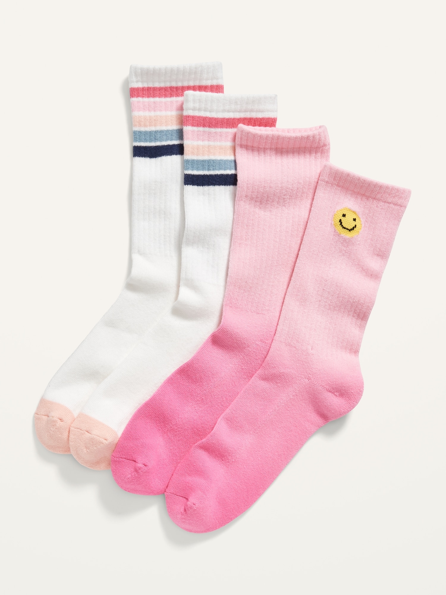 Soft-Knit Crew Socks 2-Pack for Women | Old Navy