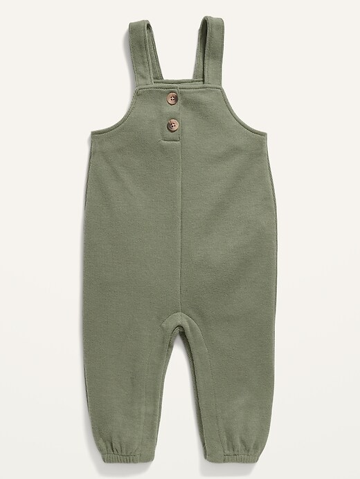 View large product image 1 of 1. Unisex Cozy French-Rib Overalls for Baby