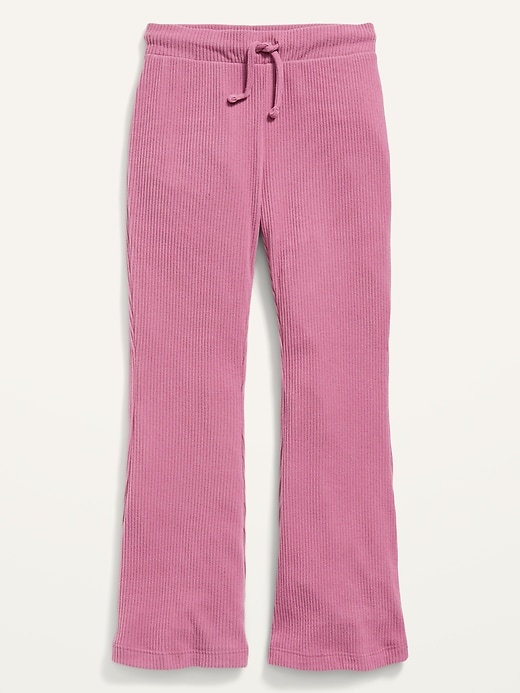 View large product image 1 of 2. Cozy Rib-Knit Flared-Leg Sweatpants for Girls