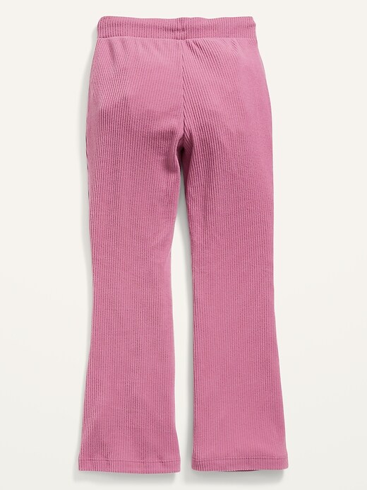 View large product image 2 of 2. Cozy Rib-Knit Flared-Leg Sweatpants for Girls