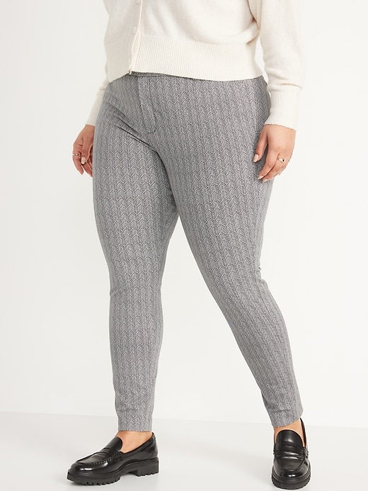 Image number 5 showing, High-Waisted Pixie Printed Full-Length Pants for Women
