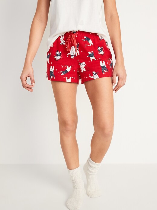 Image number 5 showing, Matching Flannel Pajama Shorts -- 2.5-inch inseam