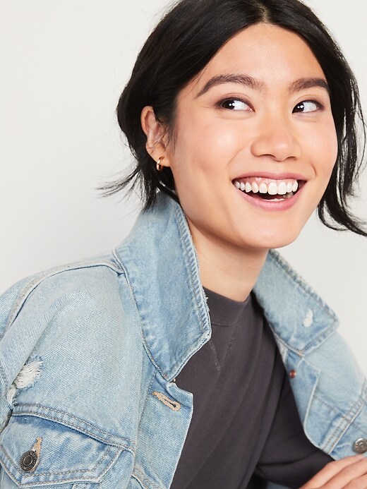 GoldToned Earring Variety 5Pack for Women Old Navy