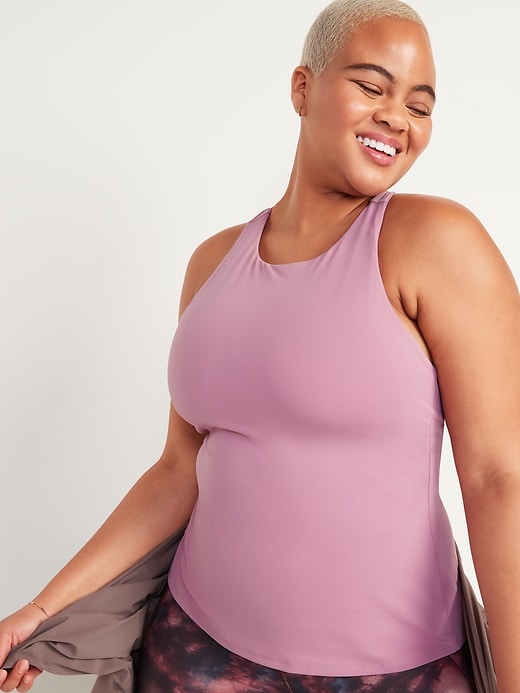 PowerSoft Strappy Shelf Bra Tank Top for Women Old Navy