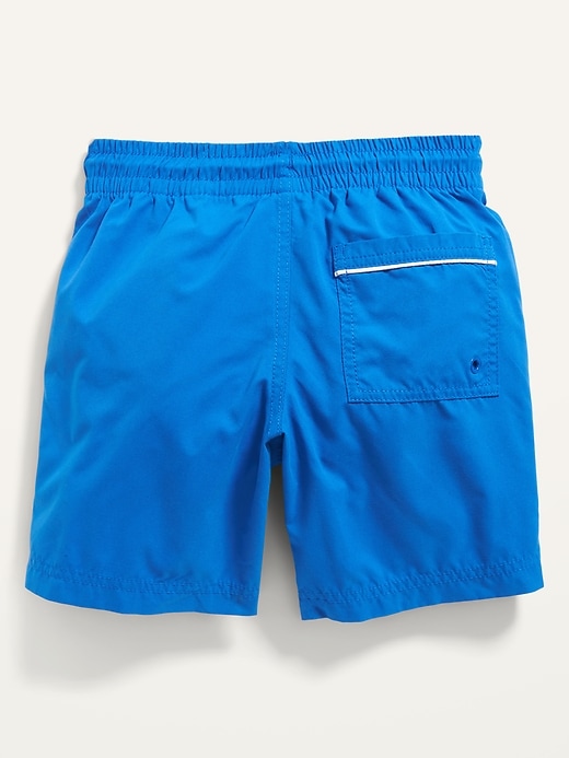 View large product image 2 of 2. Solid-Color Swim Trunks for Boys