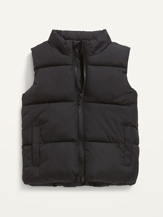 View large product image 1 of 2. Unisex Solid Frost-Free Puffer Vest for Toddler