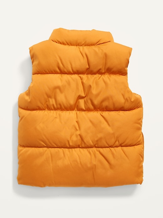 View large product image 2 of 2. Unisex Solid Frost-Free Puffer Vest for Baby