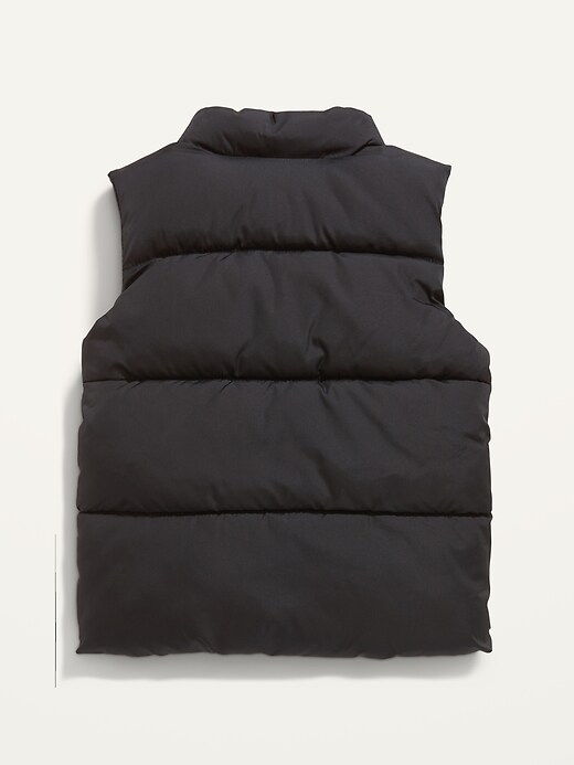 View large product image 2 of 2. Unisex Solid Frost-Free Puffer Vest for Toddler