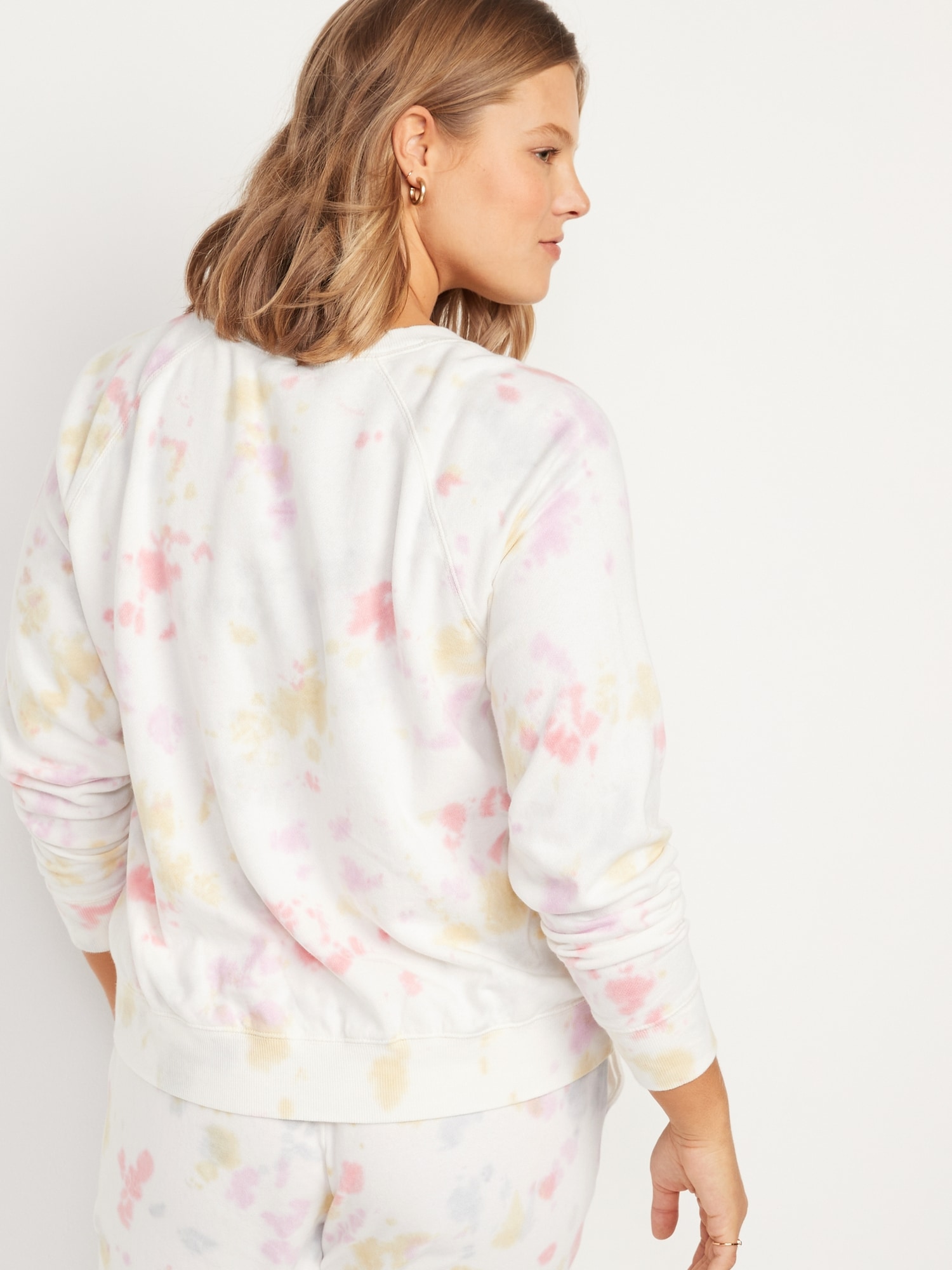 Vintage Specially Dyed CrewNeck Sweatshirt for Women Old Navy